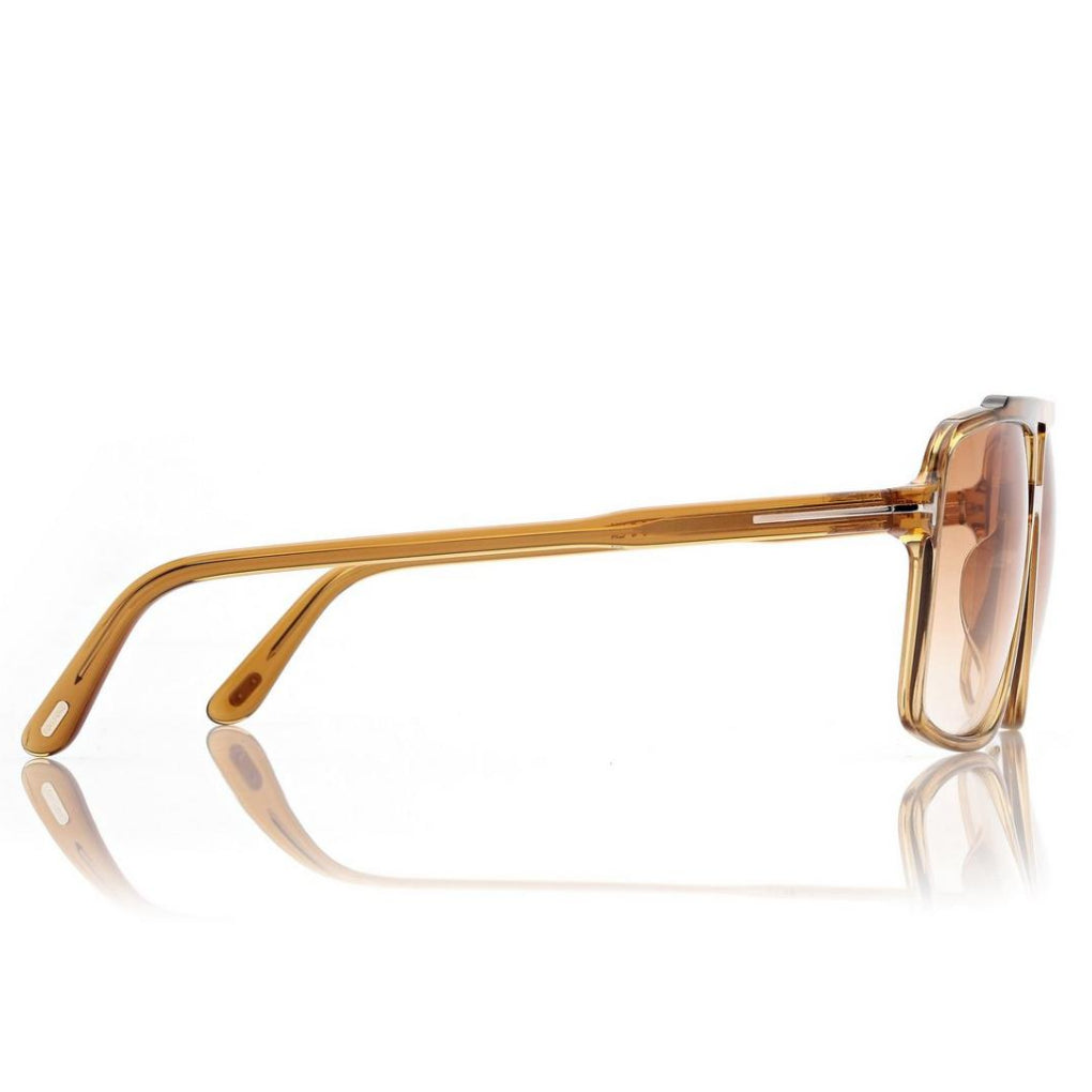 Tom Ford Men Navigator Frame Shiny Yellow Sunglasse