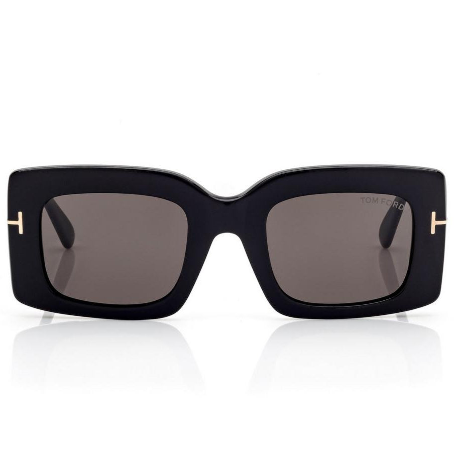 Tom Ford Women Square Frame Storm Black Sunglasses
