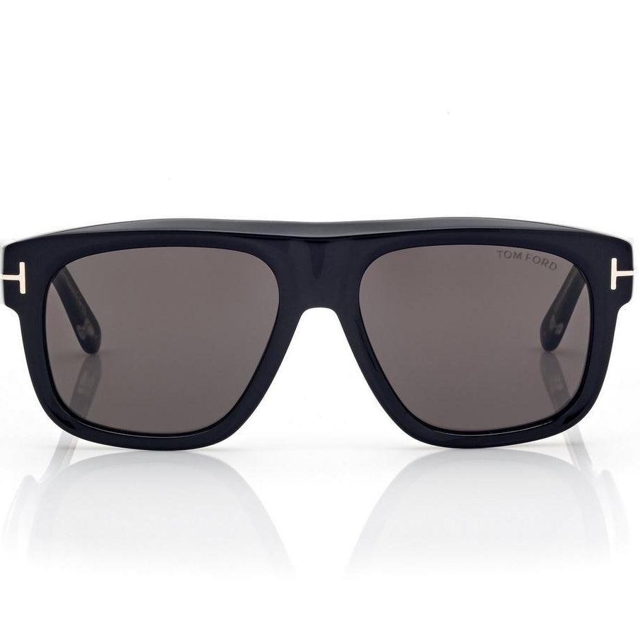 Tom Ford Women Geometric Frame Carban Black Sunglasses