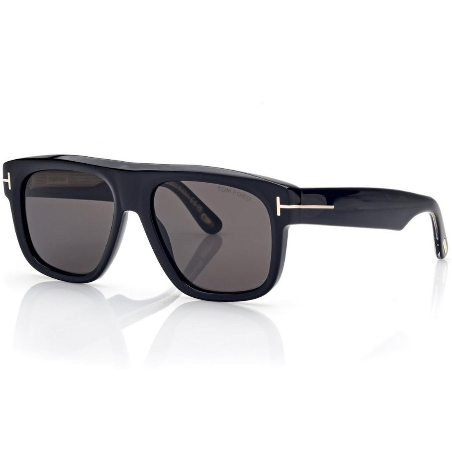 Tom Ford Women Geometric Frame Carban Black Sunglasses