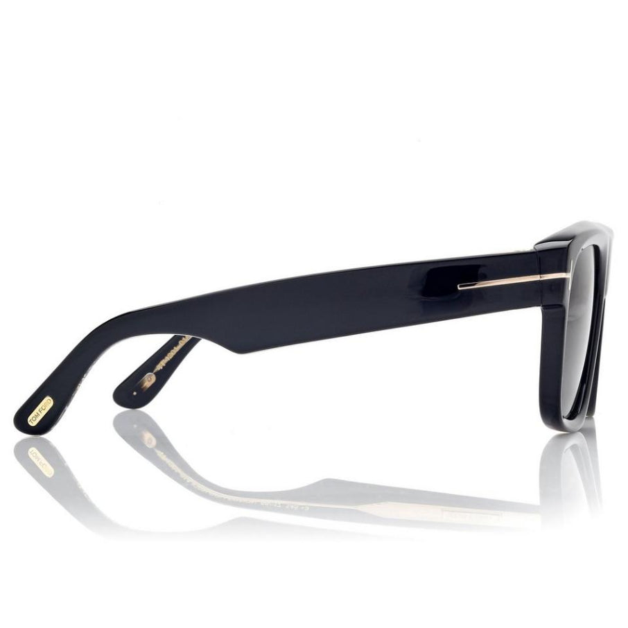 Tom Ford Women Geometric Frame Carban Black Sunglasses