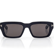 Tom Ford Women Rectangule Frame Coil Black Sunglasses