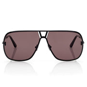Tom Ford Men Pilot Frame Shiny Ink Black Sunglasses
