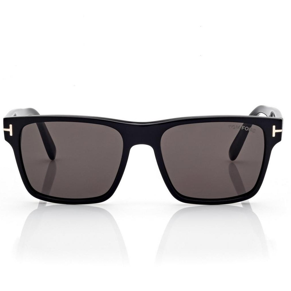 Tom Ford Women Rectangle Frame Black Sunglasses