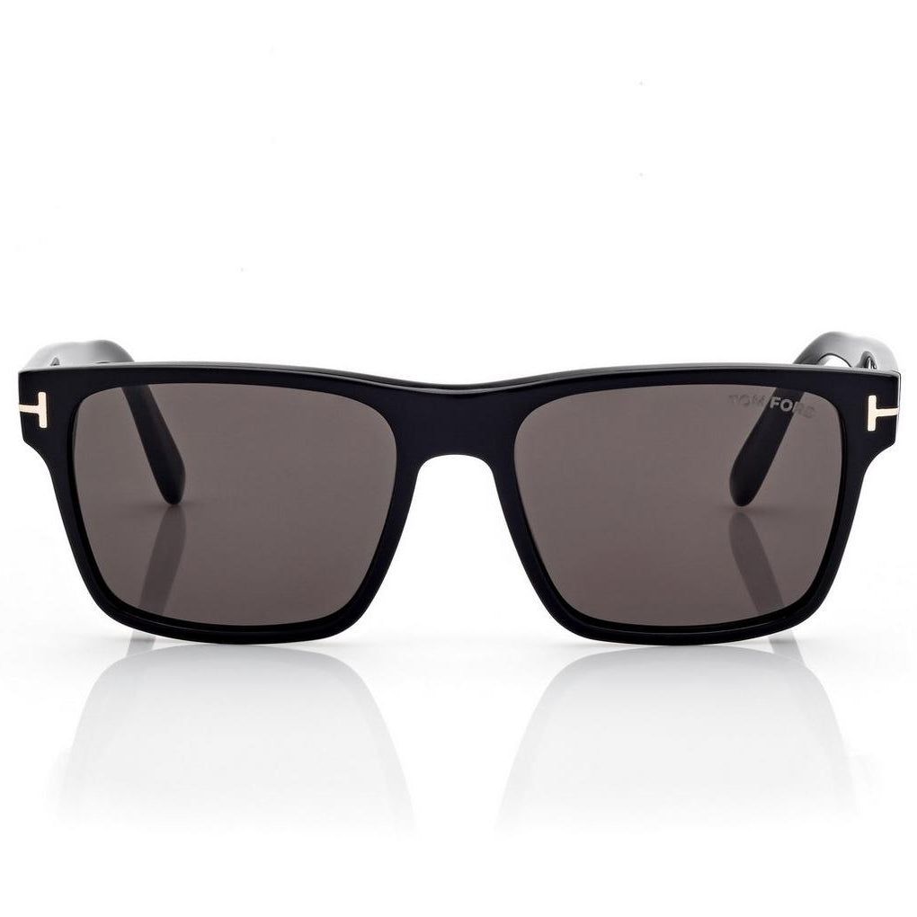 Tom Ford Men Sqaure Frame Shiny Black Sunglasses