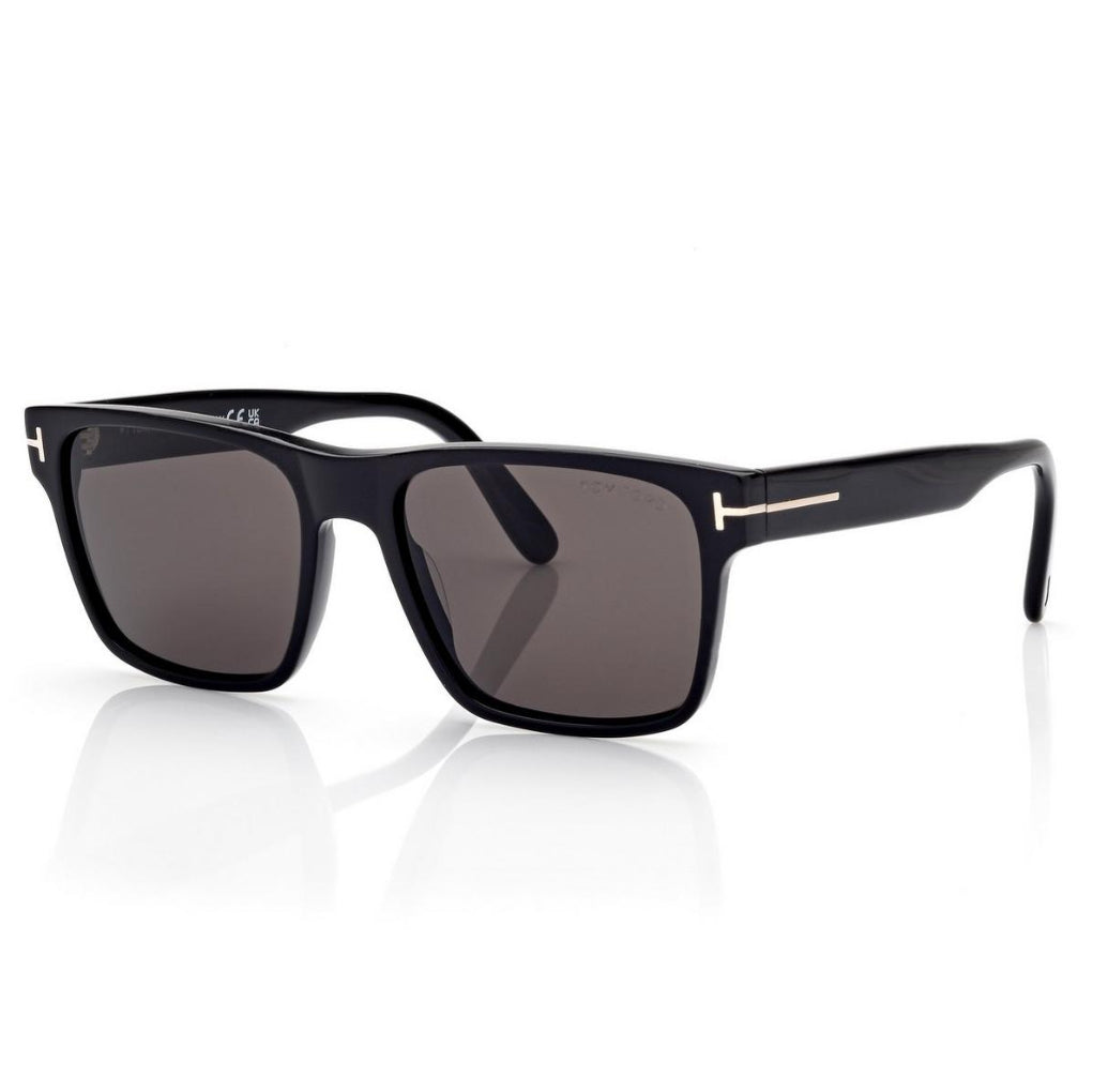 Tom Ford Women Rectangle Frame Black Sunglasses