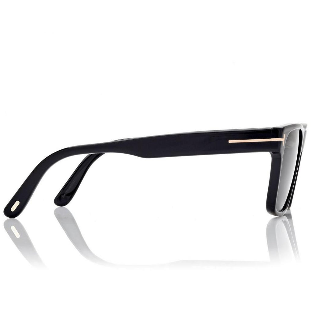 Tom Ford Women Rectangle Frame Black Sunglasses