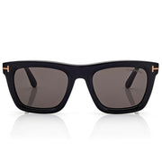 Tom Ford Men Square Frame Smoke Black Sunglasses