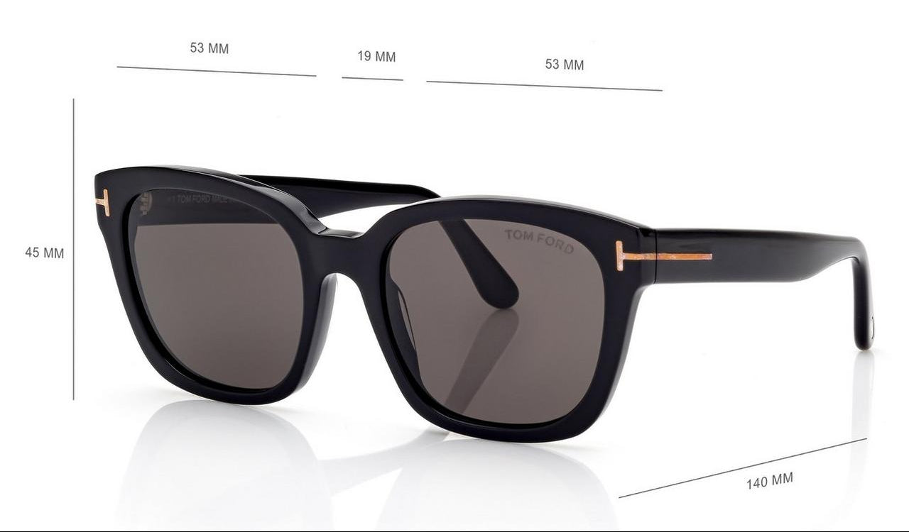 Tom Ford Women Cat Eye Frame Black Sunglasses