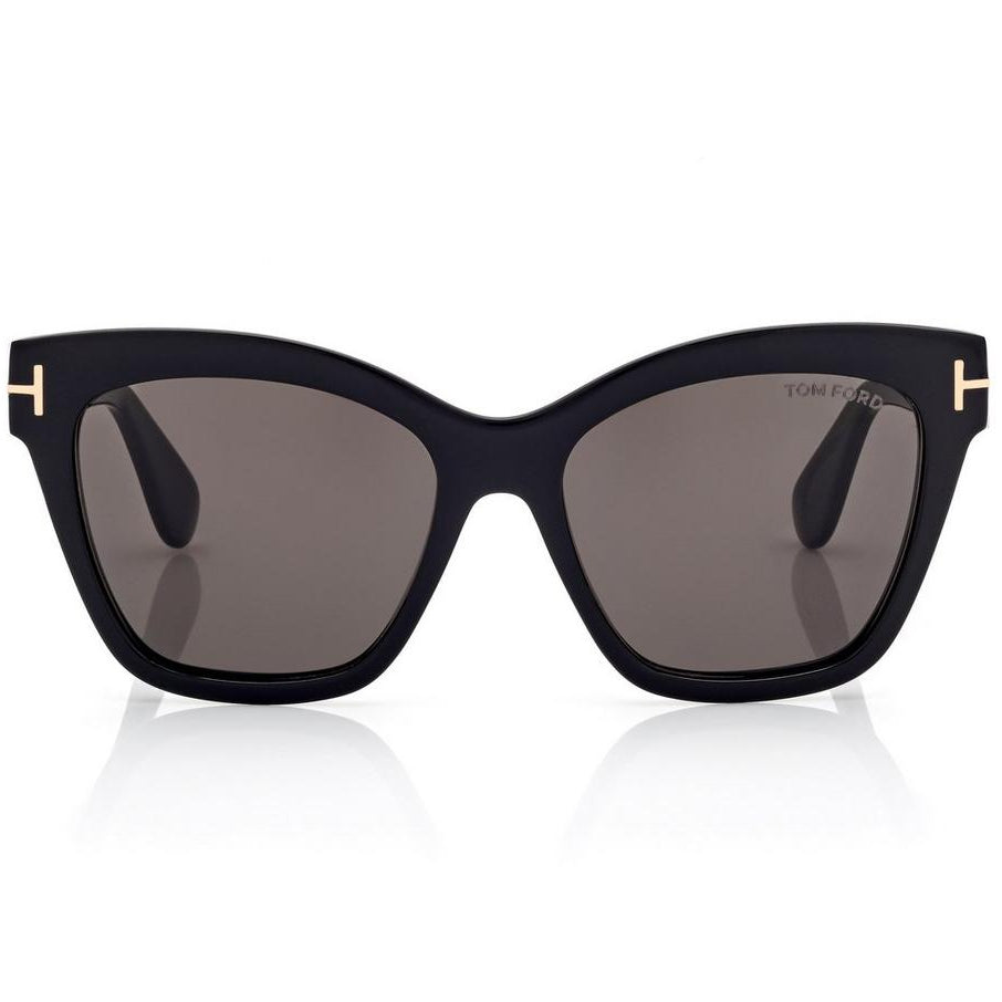 Tom Ford Women Butterfly  Frame Lava Black Sunglasses