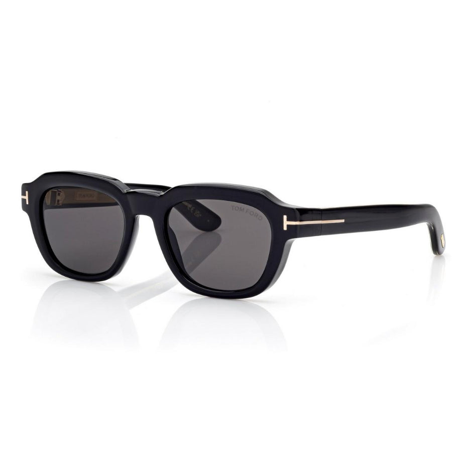 Tom Ford Women Square Frame Black Sunglasses