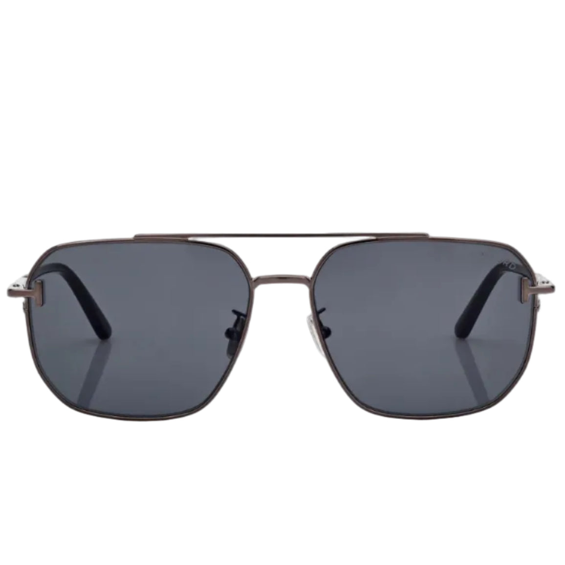 Tom Ford Men Navigator Frame Shiny Gunmetal Sunglasses