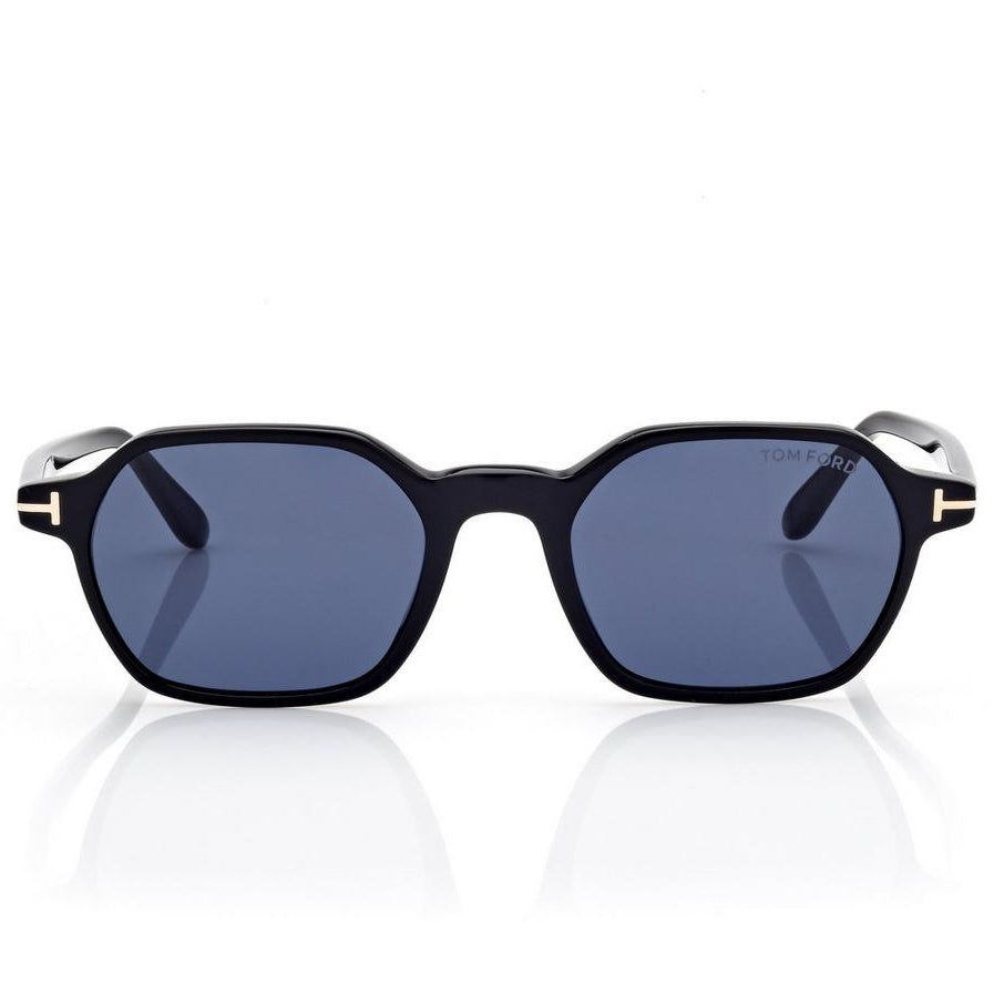 Tom Ford Women Square Frame Ebony Sunglasses
