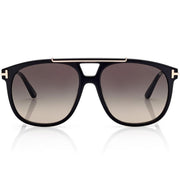 Tom Ford Women Pilot Frame Black Sunglasse