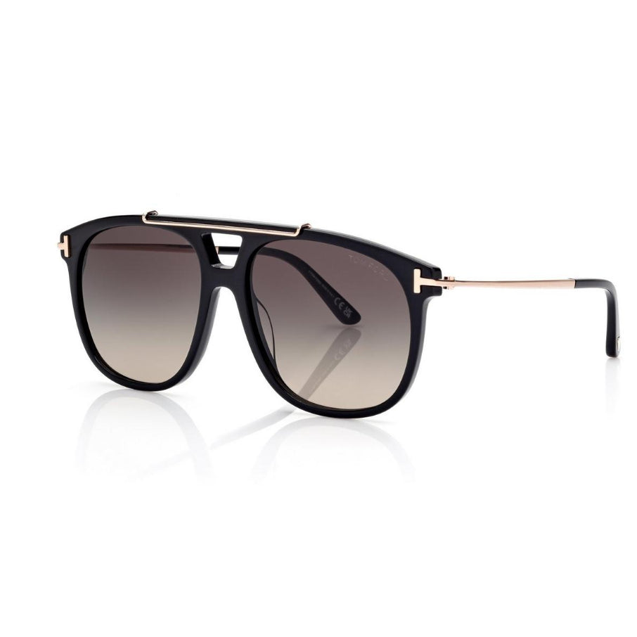 Tom Ford Women Pilot Frame Black Sunglasse