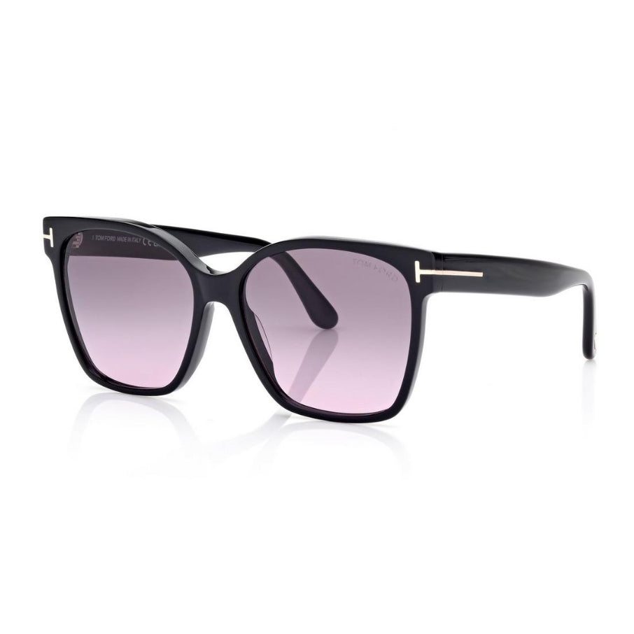 Tom Ford Women Butterfly Frame Volcanic Black Sunglasses