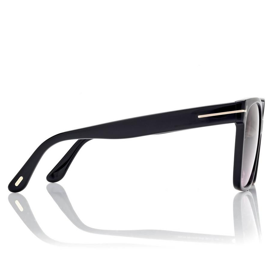 Tom Ford Women Butterfly Frame Volcanic Black Sunglasses