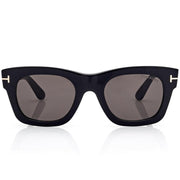 Tom Ford Women Square Frame Espresso Black Sunglasses
