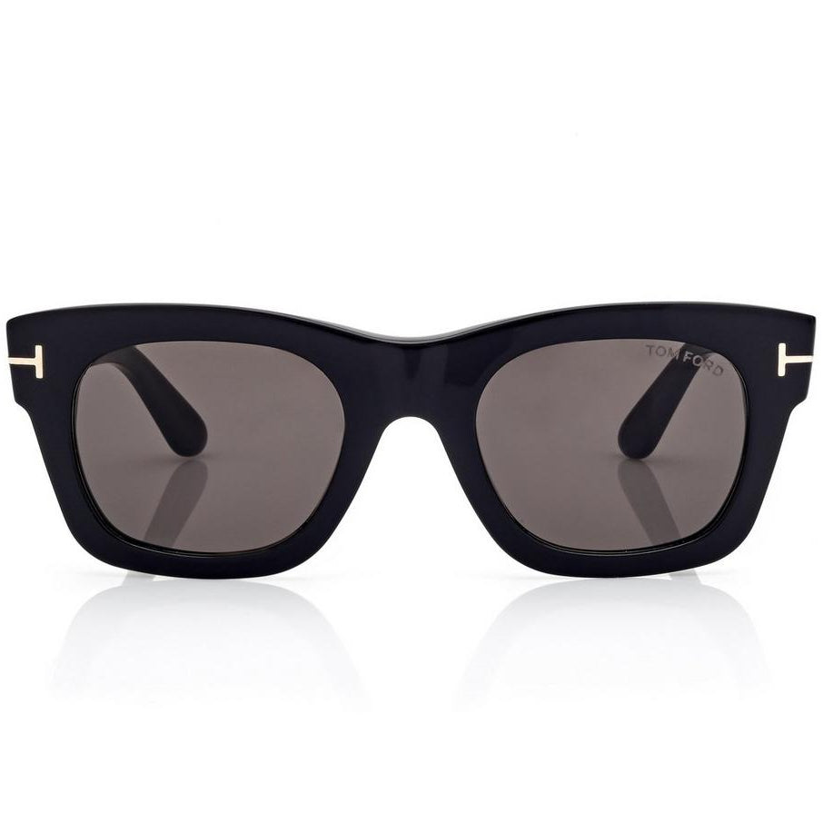 Tom Ford Women Square Frame Espresso Black Sunglasses
