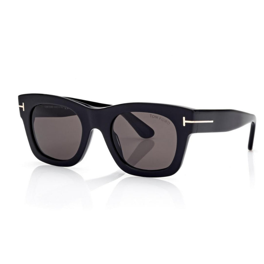 Tom Ford Women Square Frame Espresso Black Sunglasses