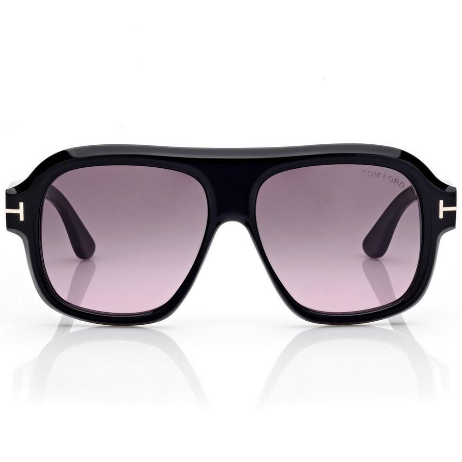 Tom Ford Women pilot Frame Coil Black Sunglasses