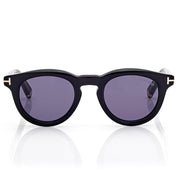 Tom Ford Men Pantos Round Frame Black Sunglasses