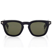 Tom Ford Men Round Sqaure Shiny Natural Black Sunglasse