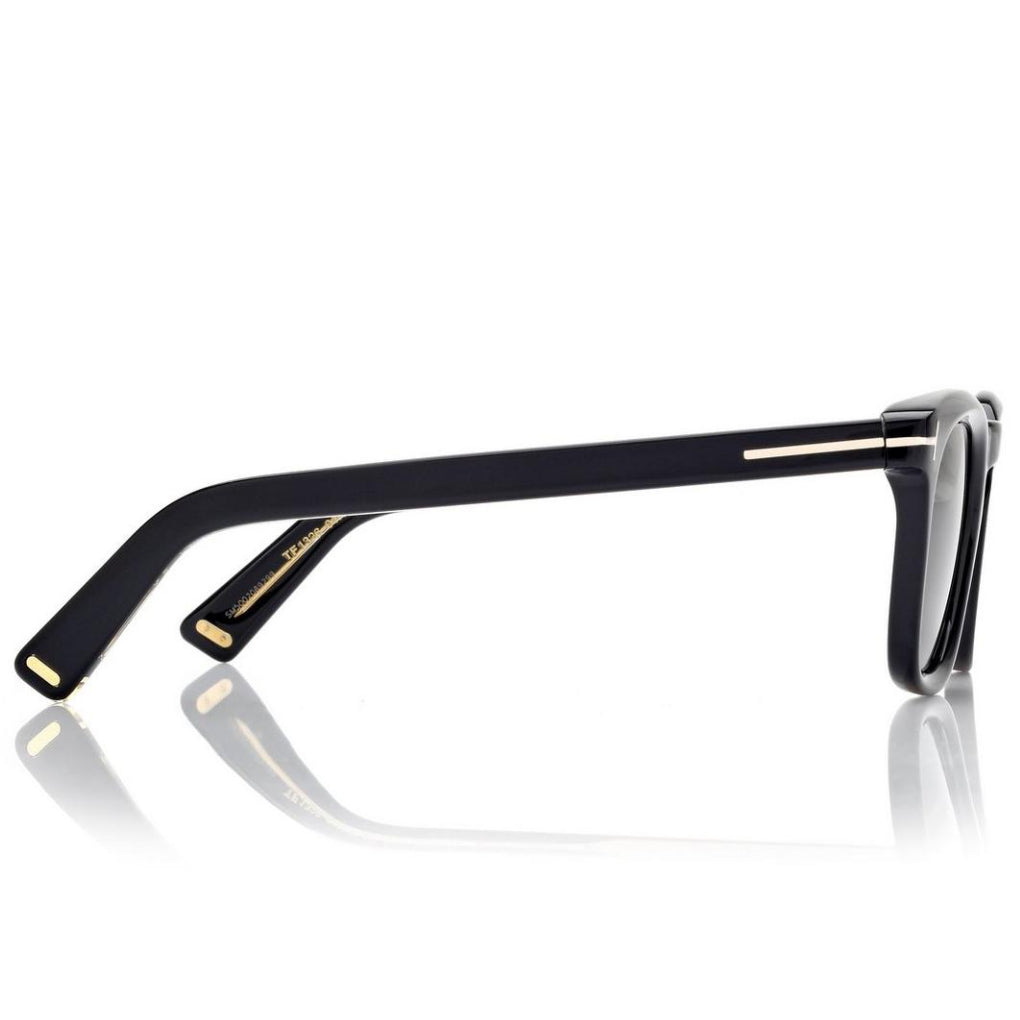 Tom Ford Men Round Sqaure Shiny Natural Black Sunglasse