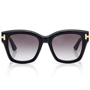 Tom Ford Women Square Frame Olive Black Sunglasses