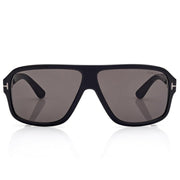 Tom Ford Men Pilot Frame Shiny Deep Black Sunglasse