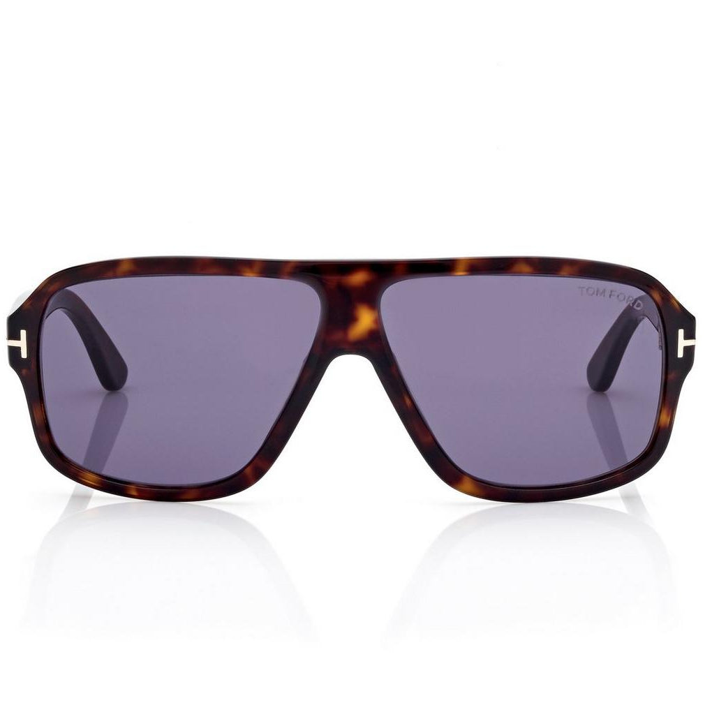 Tom Ford Men Pilot Frame Dark Havana Sunglasse