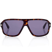 Tom Ford Men Pilot Frame Dark Havana Sunglasse
