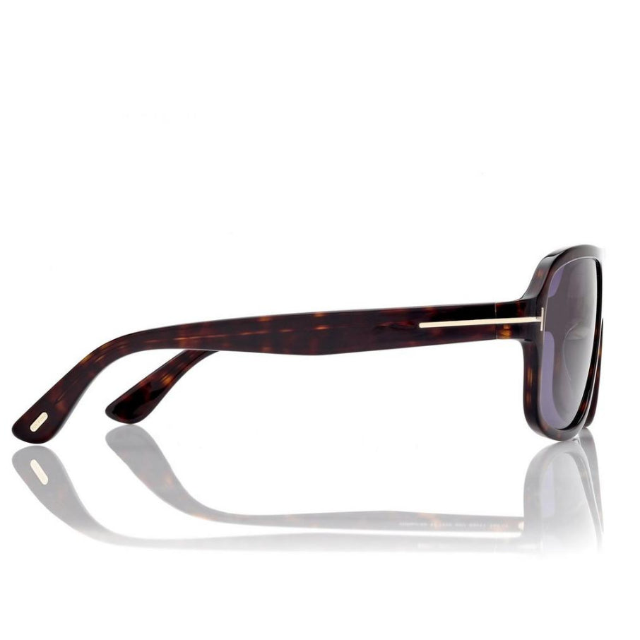 Tom Ford Women Pilot Frame Dark Havana Sunglasses