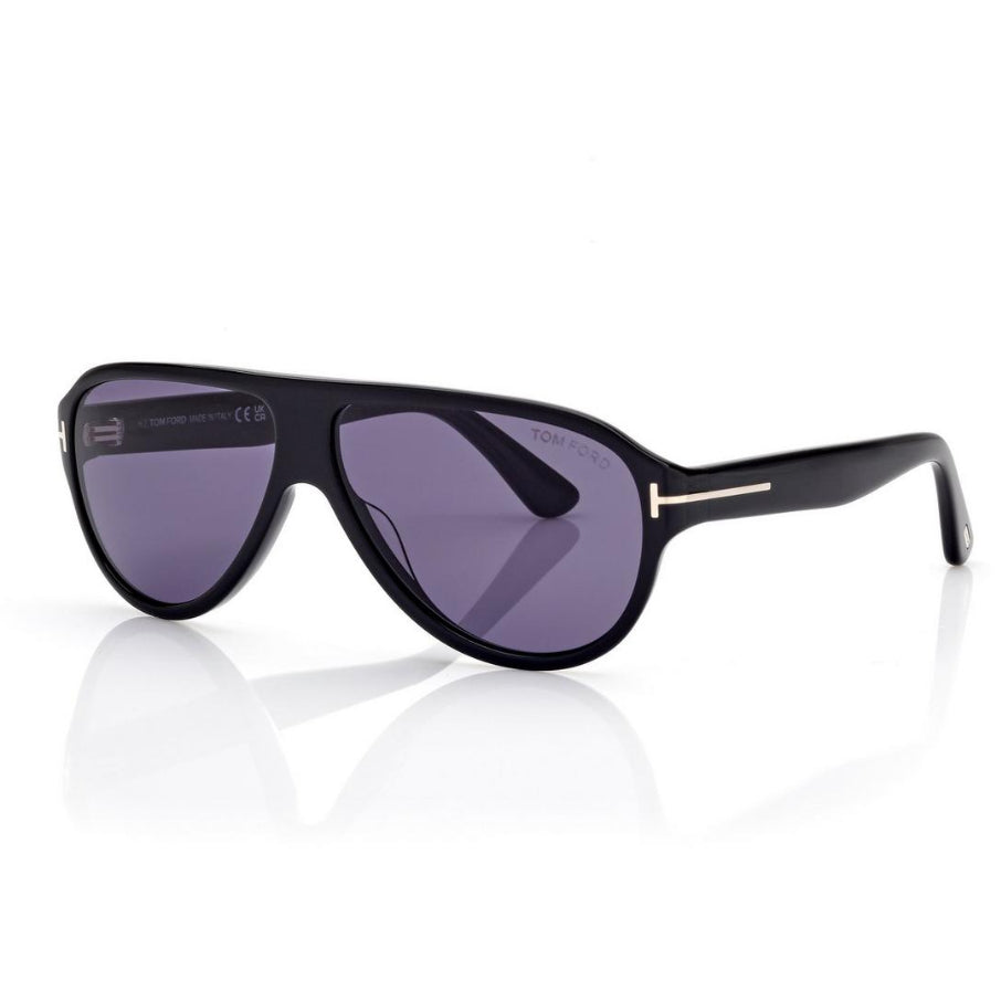 Tom Ford Women Pilot Frame Matte Black Sunglasses