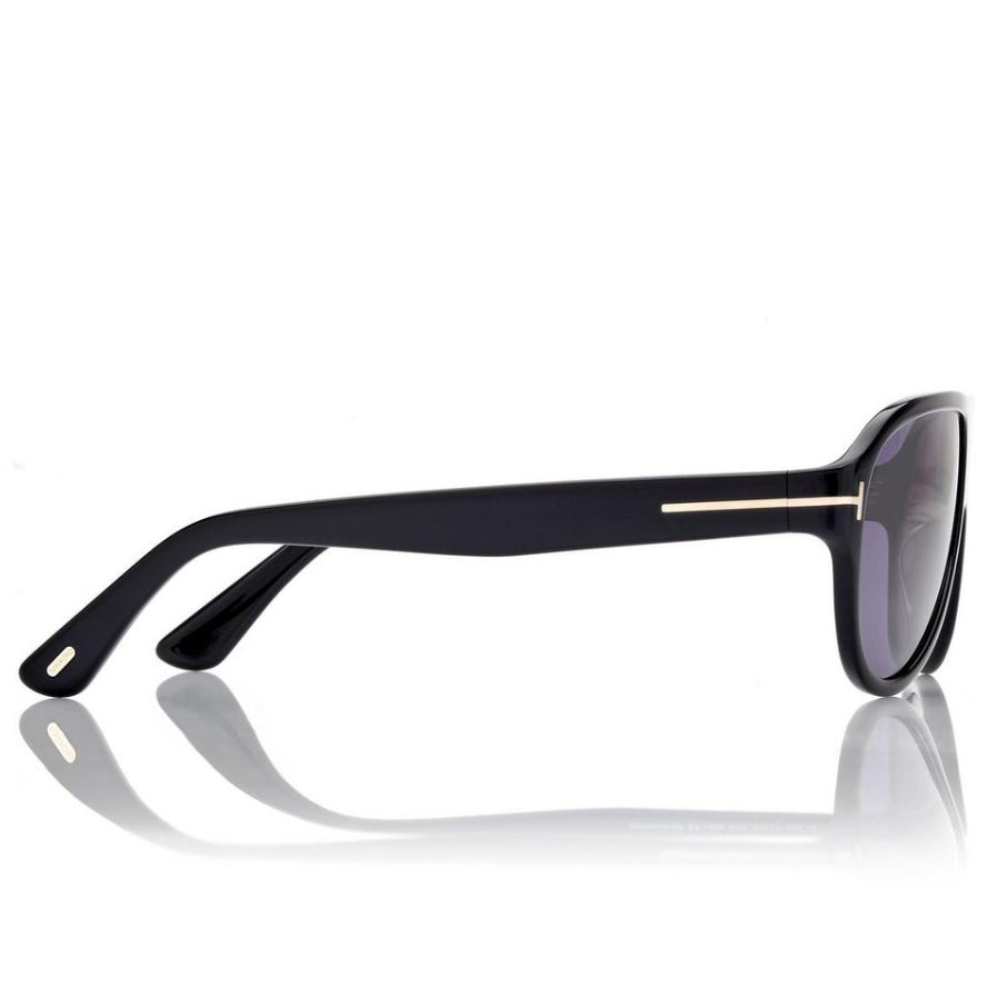 Tom Ford Women Pilot Frame Matte Black Sunglasses