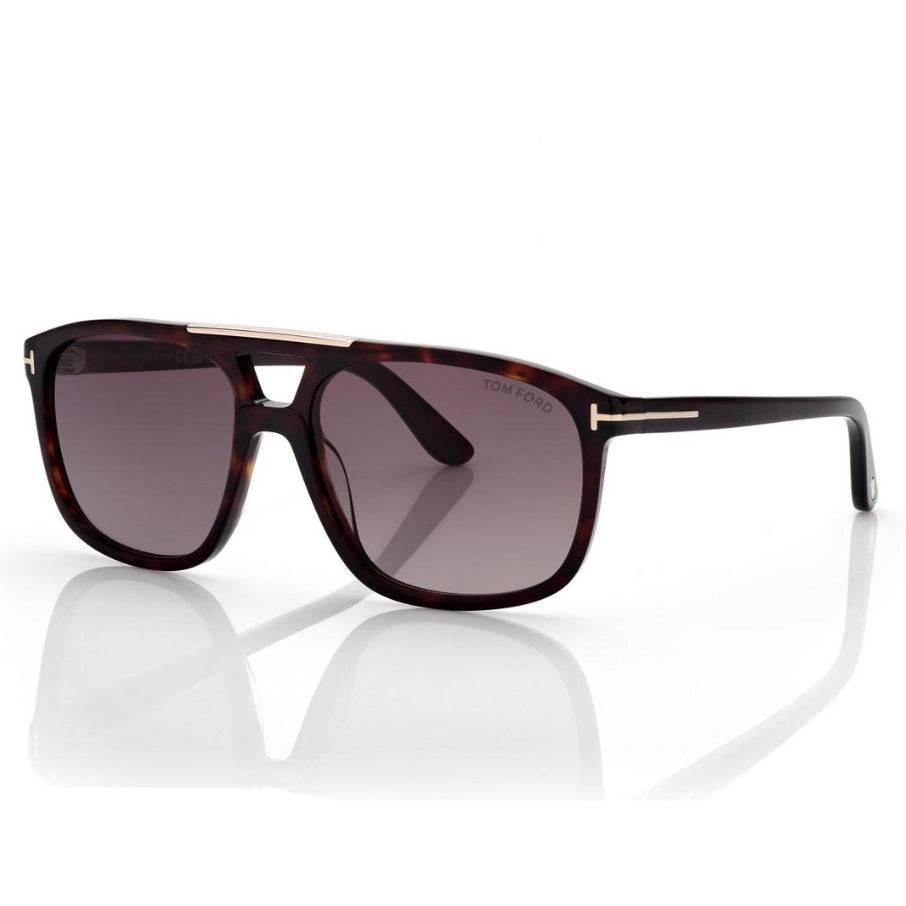 Tom Ford Women Pilot Frame Mocha Brown Sunglasses