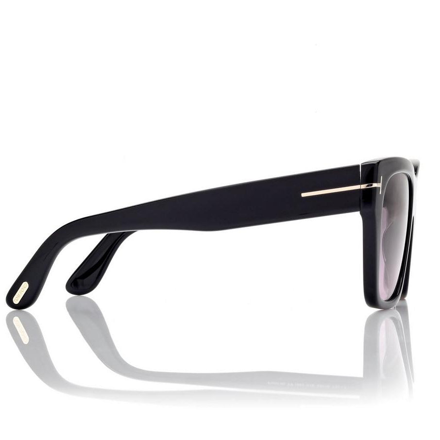 Tom Ford Women Butterfly Frame Steel Black Sunglasses