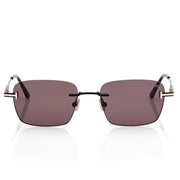 Tom Ford Women Rimless  Frame Shine Black Sunglasses