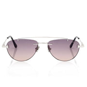 Tom Ford Women Navigator Frame Silver Sunglasses