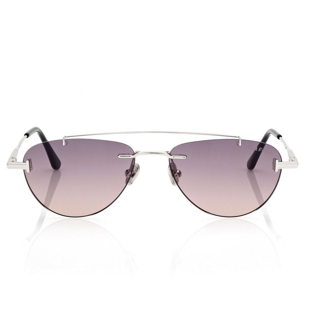 Tom Ford Men Frameless Frame Shiny Palladium Sunglasse