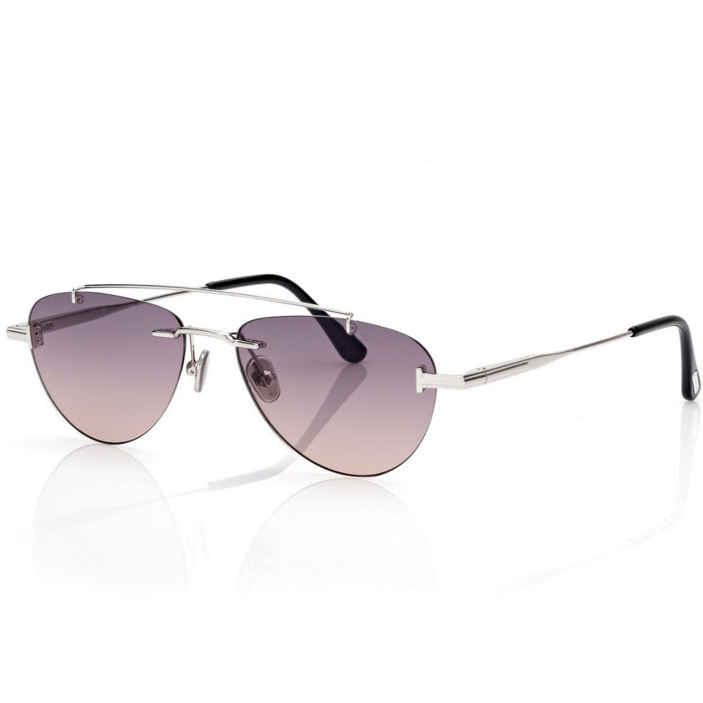 Tom Ford Men Frameless Frame Shiny Palladium Sunglasse