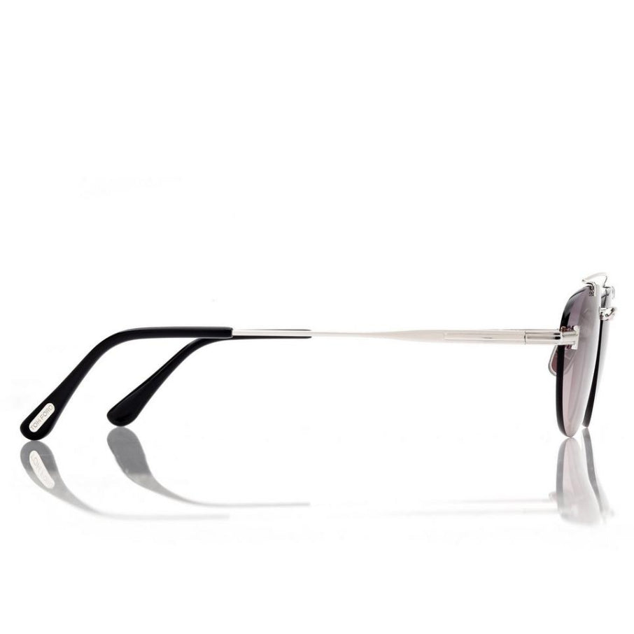 Tom Ford Women Navigator Frame Silver Sunglasses