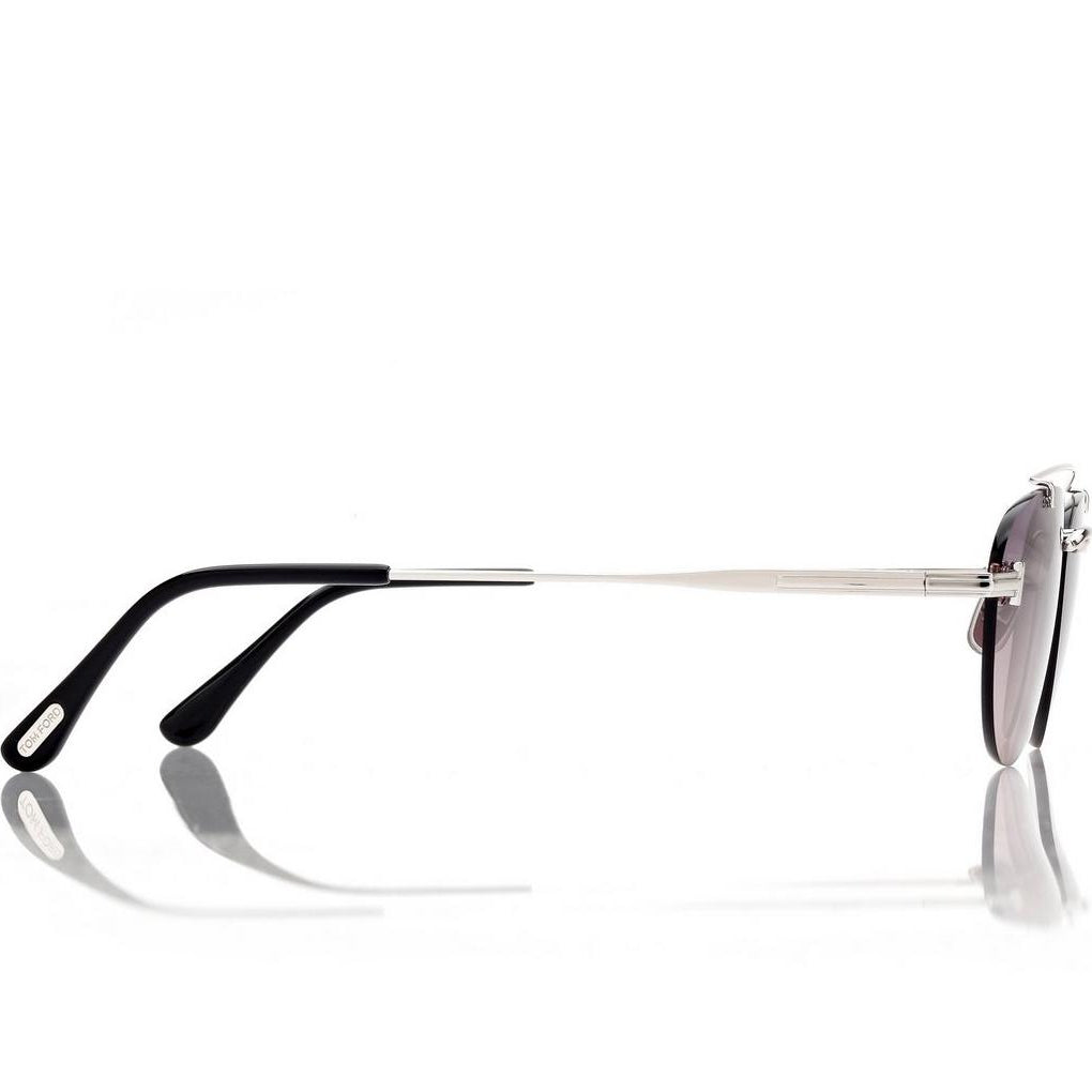 Tom Ford Men Frameless Frame Shiny Palladium Sunglasse