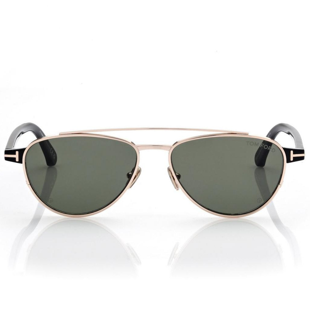 Tom Ford Men Irregular Frame Metalic Gold Sunglasse