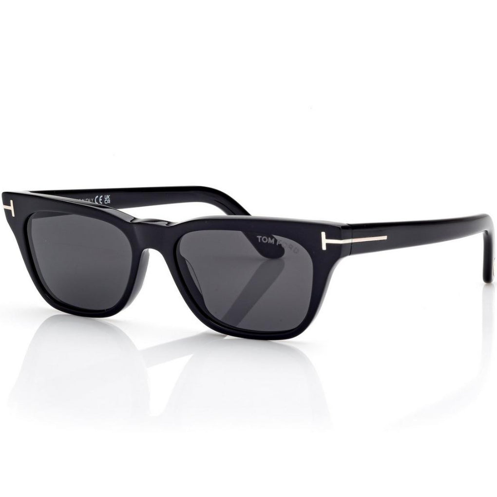 Tom Ford Men Rectangular Frame Black Sunglasse