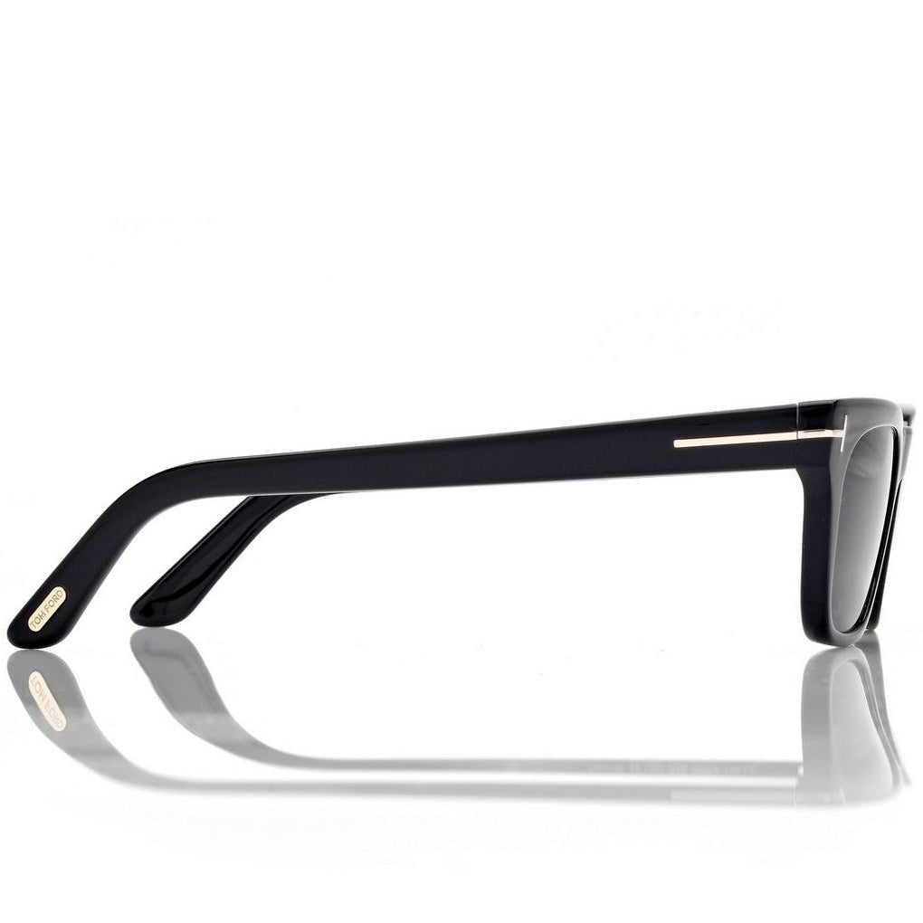 Tom Ford Men Rectangular Frame Black Sunglasse