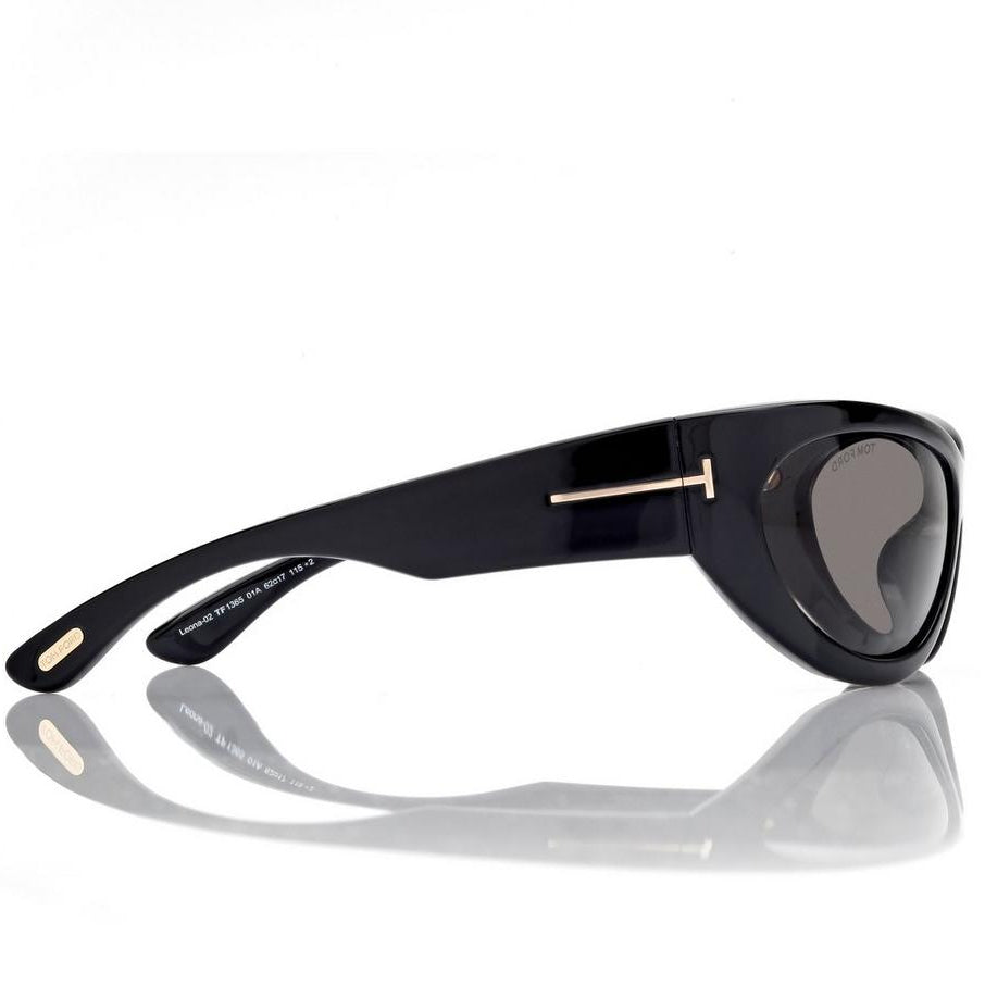 Tom Ford Women Cat Eye Frame Ink Black Sunglasses