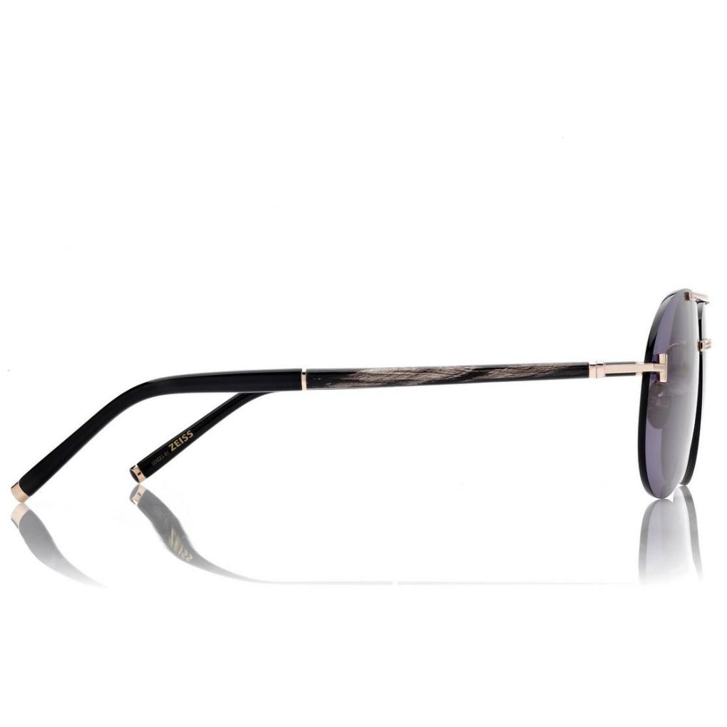 Tom Ford Men Pilot Frame Shiny Gold Sunglasse
