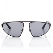 Tom Ford Men Irragular Frame Gunmetal Sunglasse