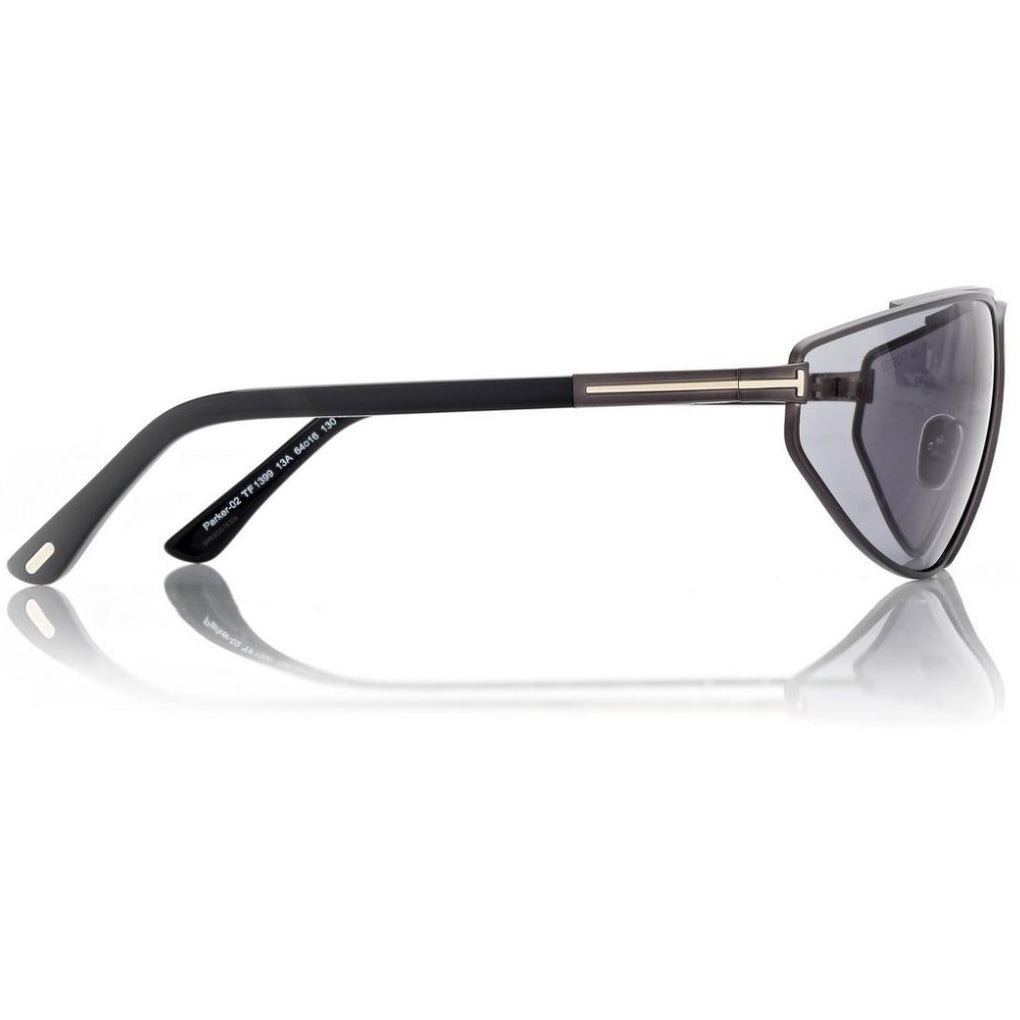 Tom Ford Men Irragular Frame Gunmetal Sunglasse